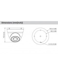 Domo metalico lente de 2.8mm Dahua 2