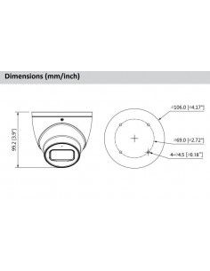 Domo 1080p Dahua DH-HAC-HDW2249TN-A-NI-0360B 2