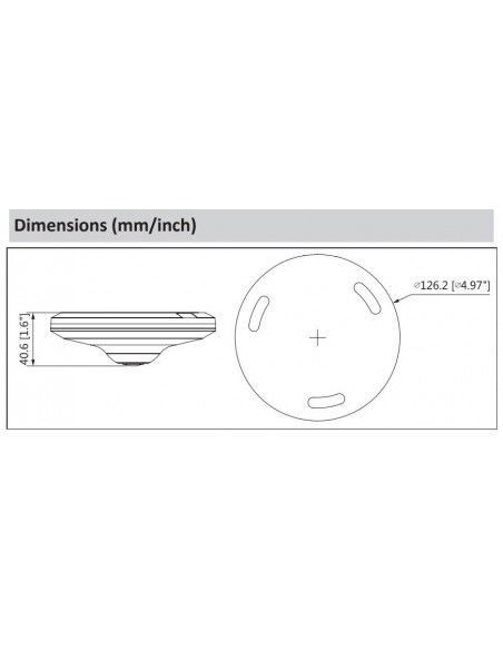 Dimensiones DH-HAC-EW2501N-0140B