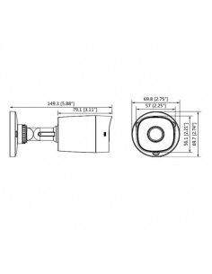DH-HAC-B1A21N-0360B Dahua Bala Plastica 1080P Lente 3.6mm Cooper 2