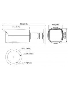 IPC-HFW2431TN-ZS Dahua Bala IP Metalica 4MP Lente Motorizado 2.7-13.5mm 2