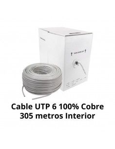 Cable UTP Cat 6 100% Cobre 305m Interior 2