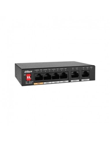 Switch 4 Puertos Poe, 10/100 Mbp...