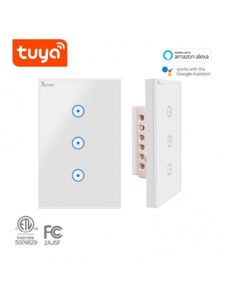 interruptor triple wifi tuya smart 4