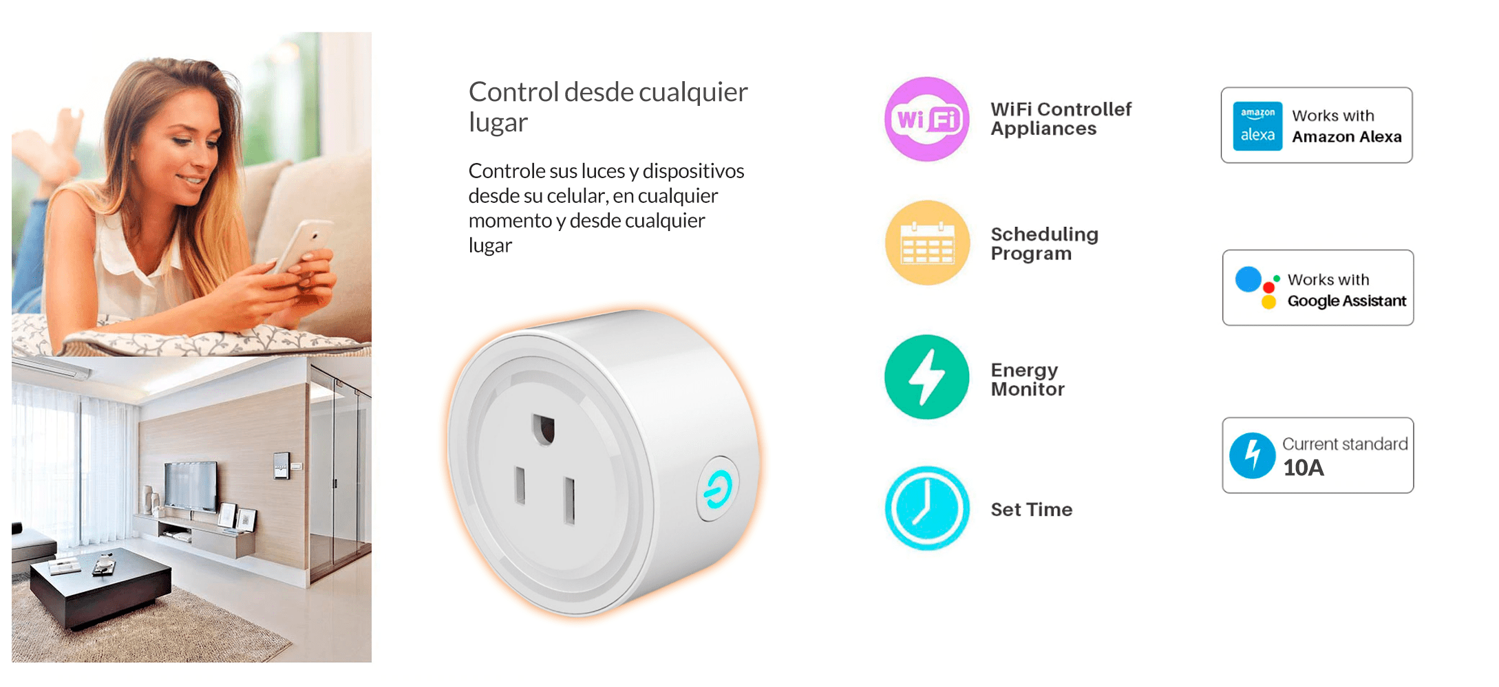 smart socket wifi tomacorriente